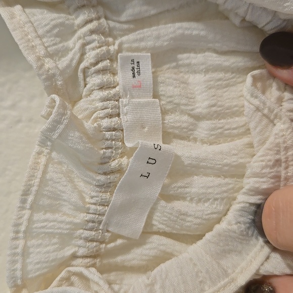 Lush Ruffle Textured Tank Top - Picture 4 of 5